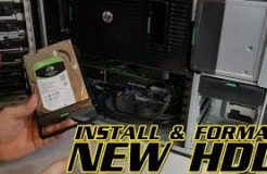 HOW TO INSTALL AND FORMAT A NEW HARD DRIVE (WINDOWS)